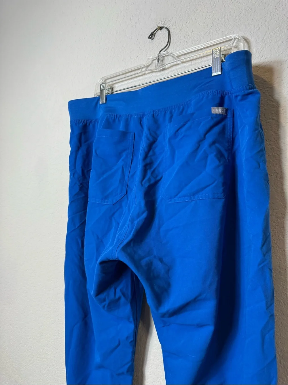 Figs Technical Collection Electric Blue Medical Scrub Pants Soft Flowy Men’s XL
